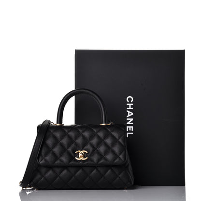 Chanel Caviar Quilted Mini Coco Handle Flap Black 11 of 11