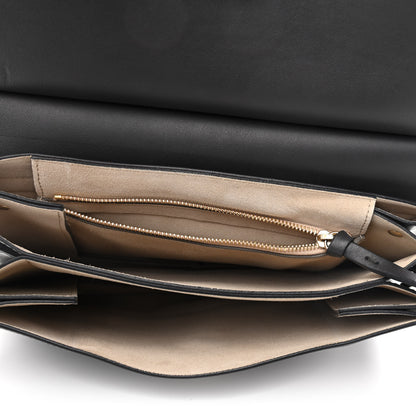 Chloe Suede Calfskin Medium Faye Shoulder Bag Carbon Grey 4 of 10