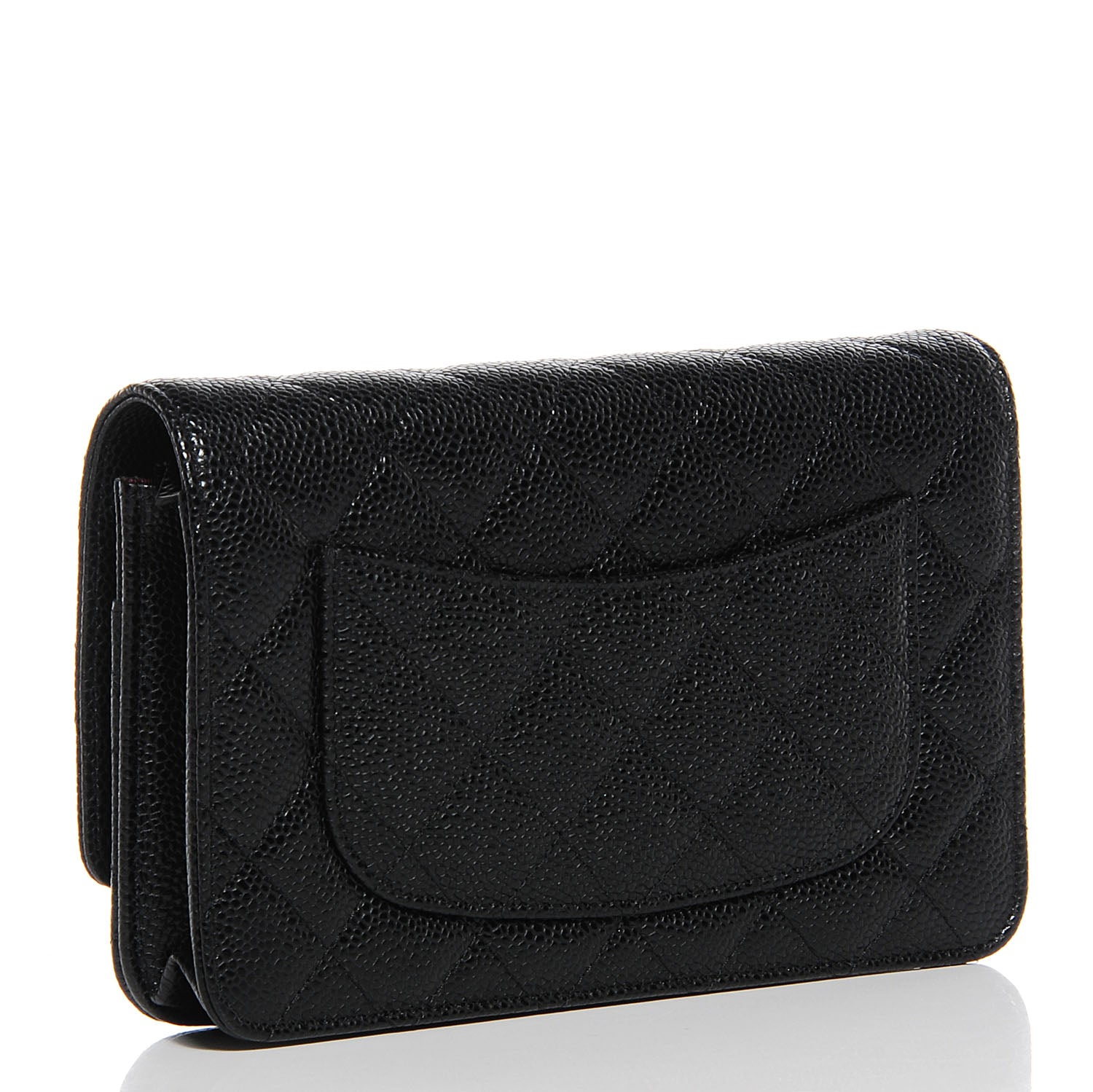 Chanel Caviar Quilted Wallet On Chain WOC Black 3 of 7