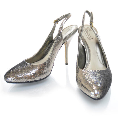 Gucci Sequin Heels 36 1 of 7