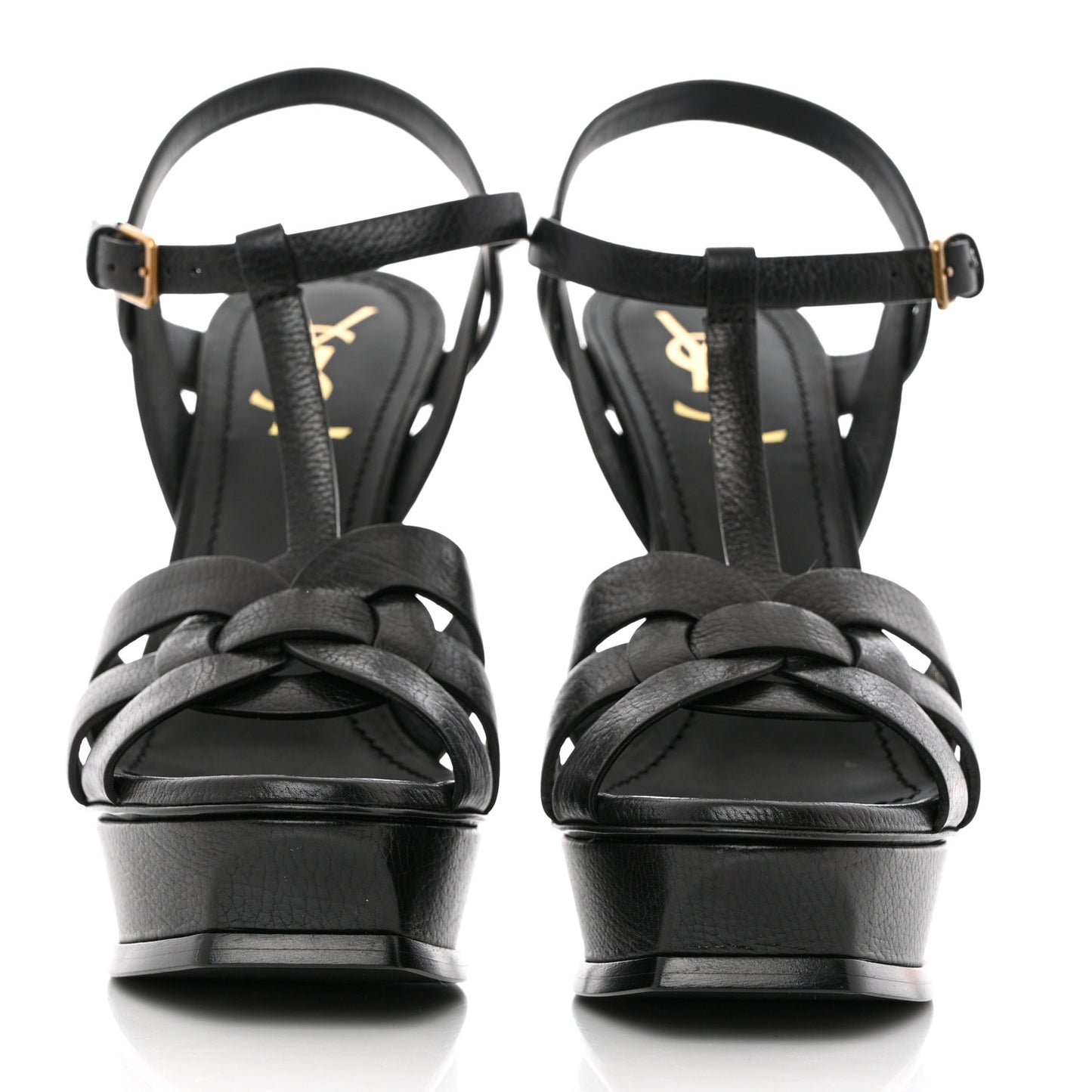 Buffalo Tribute 105 Platform Sandals 39 Black