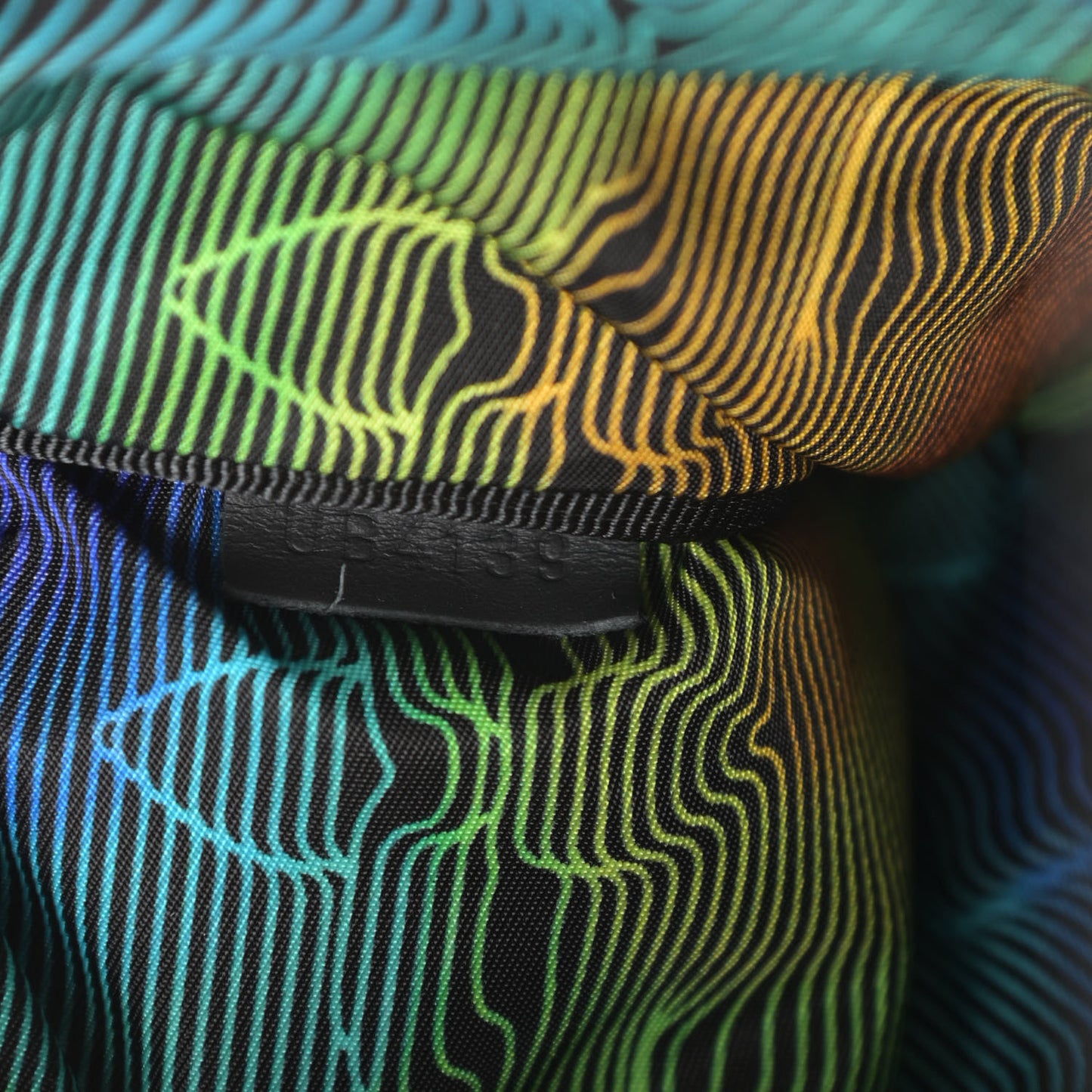 Lambskin Puffer A4 Pouch Black