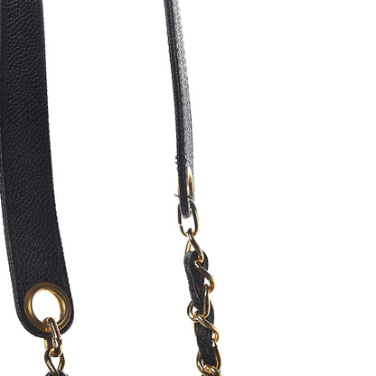 Chanel Caviar Large CC Shoulder Bag Black 10 of 15