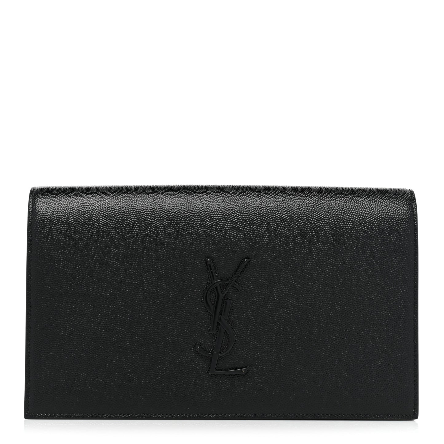 Grain De Poudre Classic Monogram Kate Clutch Black