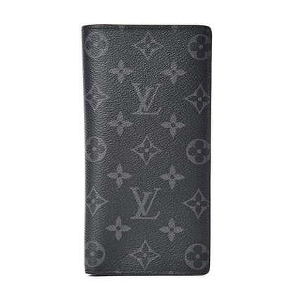 Louis Vuitton Monogram Eclipse Brazza Wallet 1 of 6