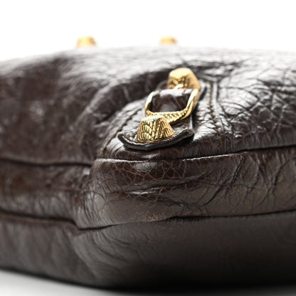 Balenciaga Agneau Giant 12 Gold Hardware Flat Crossbody Charbon 10 of 11