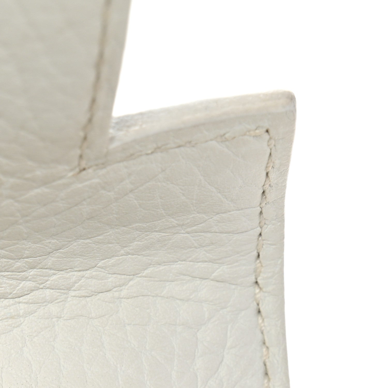 Hermes Taurillon Clemence Kelly Retourne 32 White 11 of 14