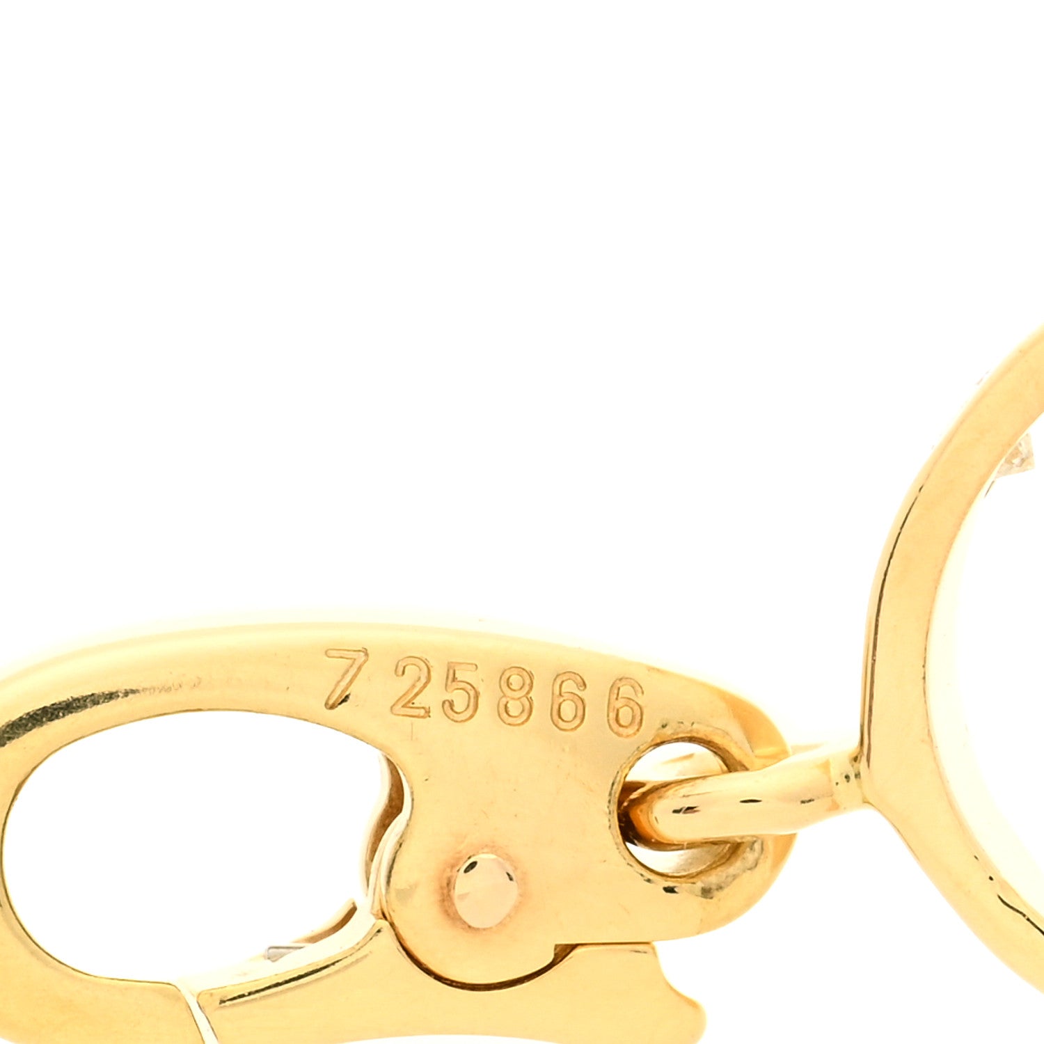 Cartier 18K Yellow Gold Diamond LOVE Ring Charm 4 of 4