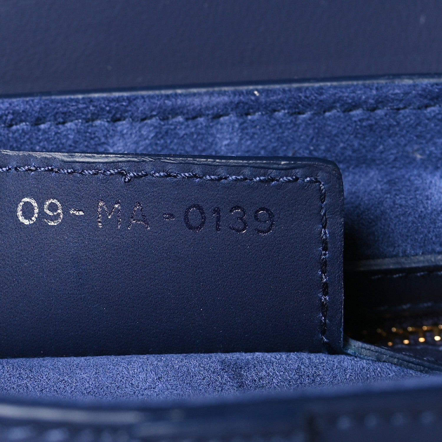 Christian Dior Ultra Matte Calfskin Saddle Bag Blue 7 of 10