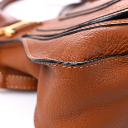 Chloe Calfskin Small Marcie Satchel Tan 9 of 14