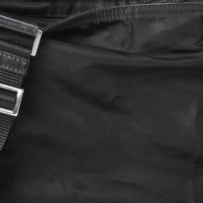 Prada Nylon Flat Messenger Bag Black 11 of 13