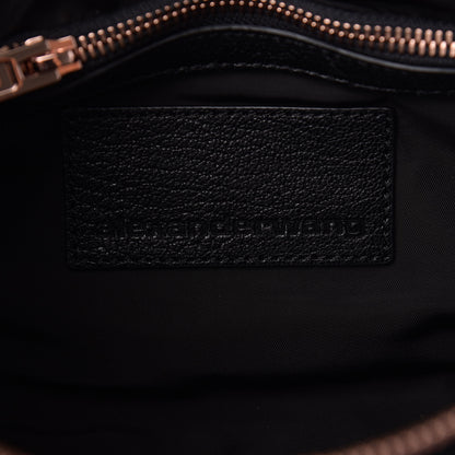 Alexander Wang Pebbled Lambskin Mini Rockie Black Rose Gold Hardware 7 of 9
