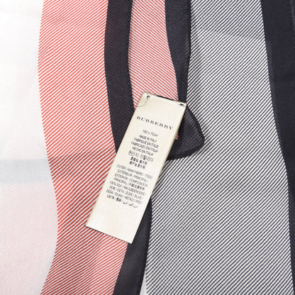 Burberry Silk Giant Heritage Scarf Stone 4 of 4