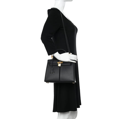 Hermes Swift Kelly Padded Sellier 25 Black 2 of 10