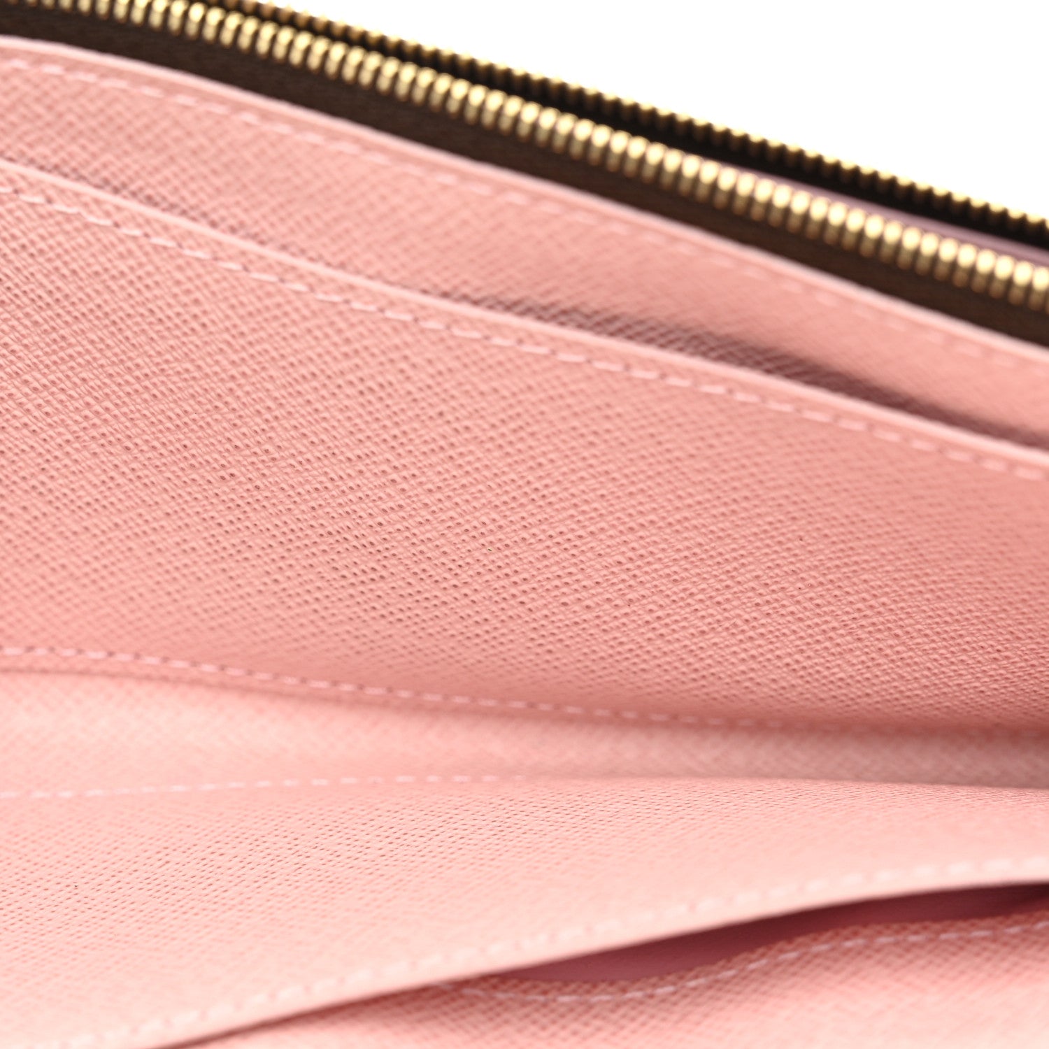 Louis Vuitton Damier Ebene Caissa Wallet Rose Ballerine 5 of 8
