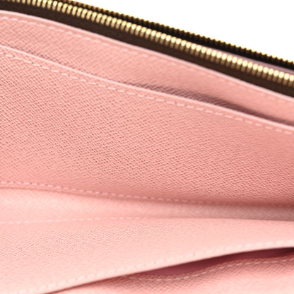 Louis Vuitton Damier Ebene Caissa Wallet Rose Ballerine 5 of 8