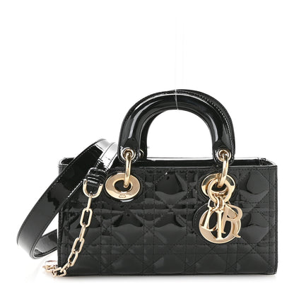 Christian Dior Patent Cannage Small Lady D-Joy Black 1 of 11