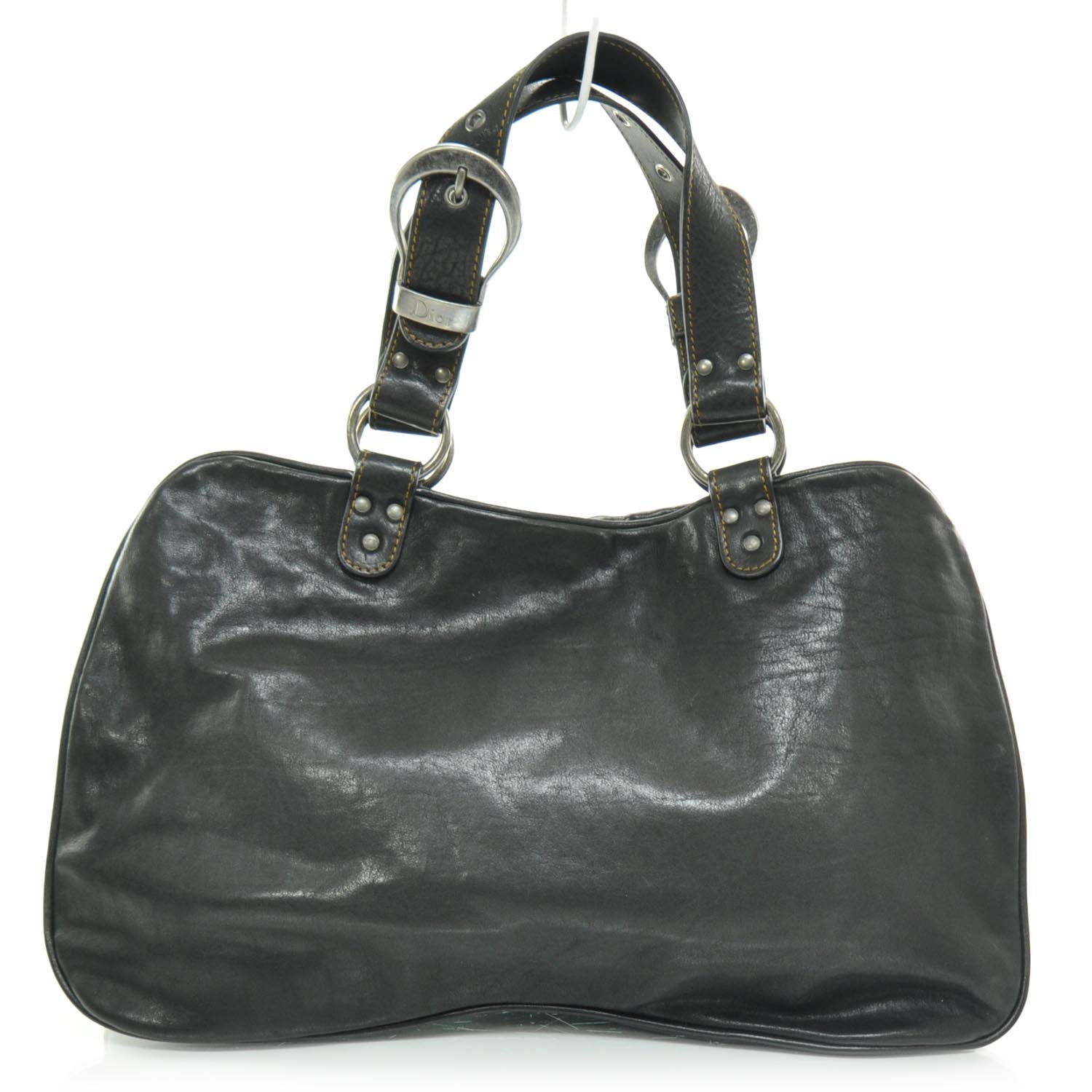 Christian Dior Leather Gaucho Dark Brown 4 of 10