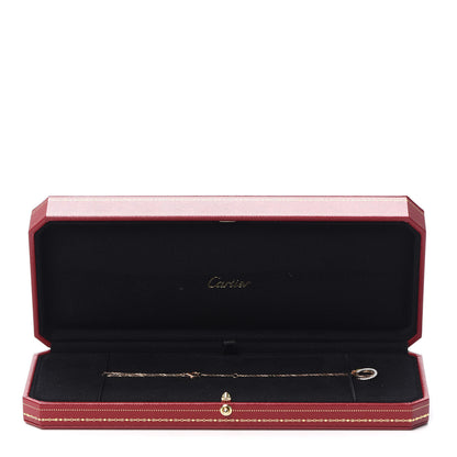 Cartier 18K Pink Yellow White Gold Diamond Trinity Bracelet 8 of 8