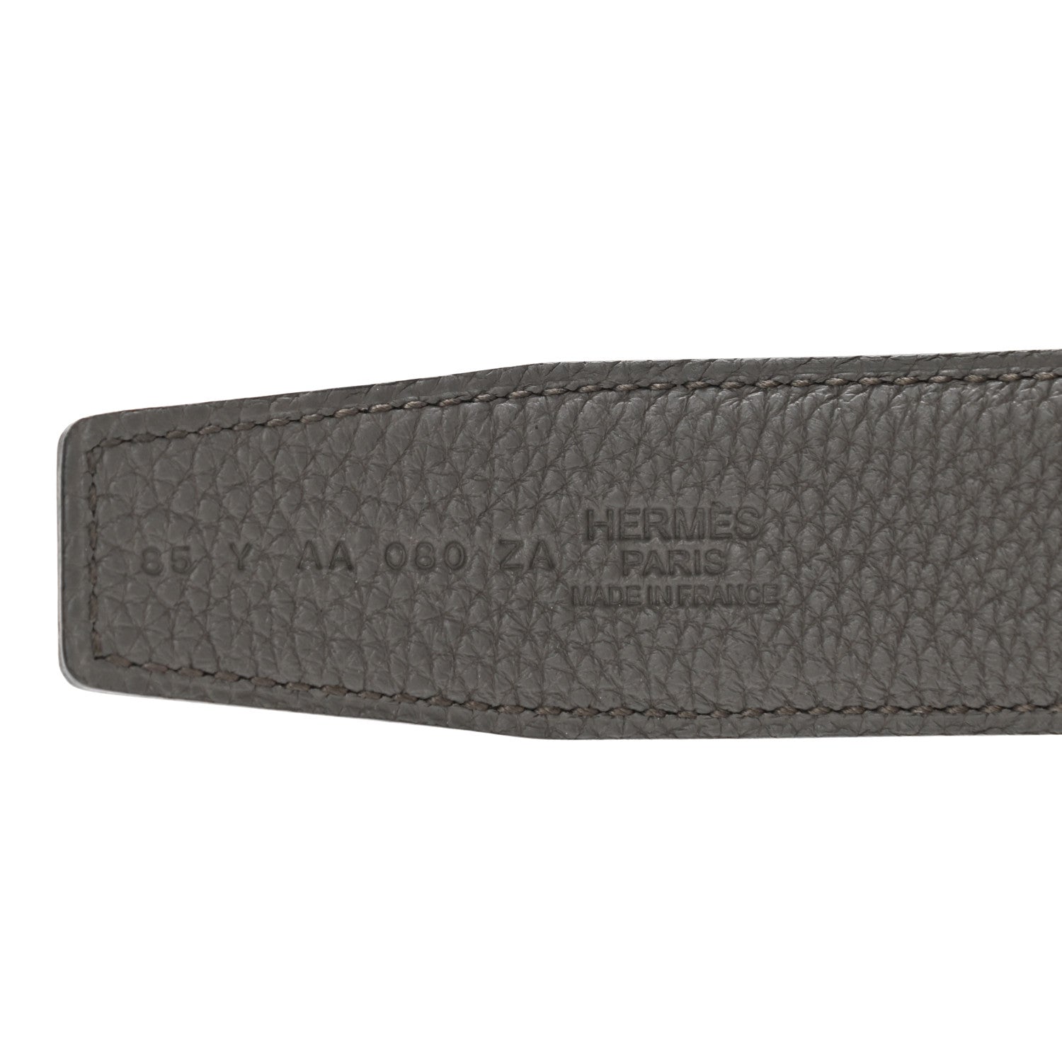 Hermes Swift Togo 32mm Belt Strap 85 Black Etain 3 of 7