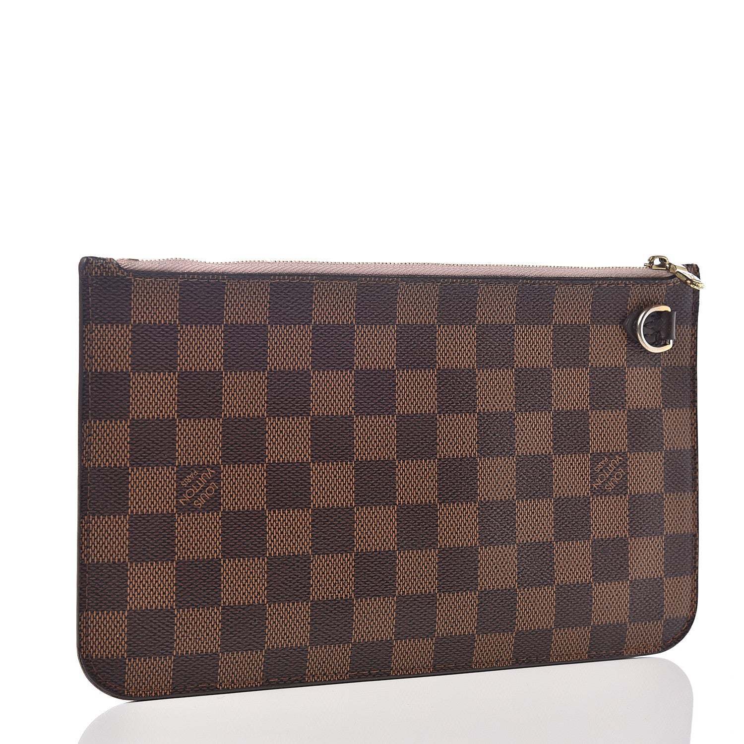 Louis Vuitton Damier Ebene Neverfull MM GM Pochette Rose Ballerine 2 of 7