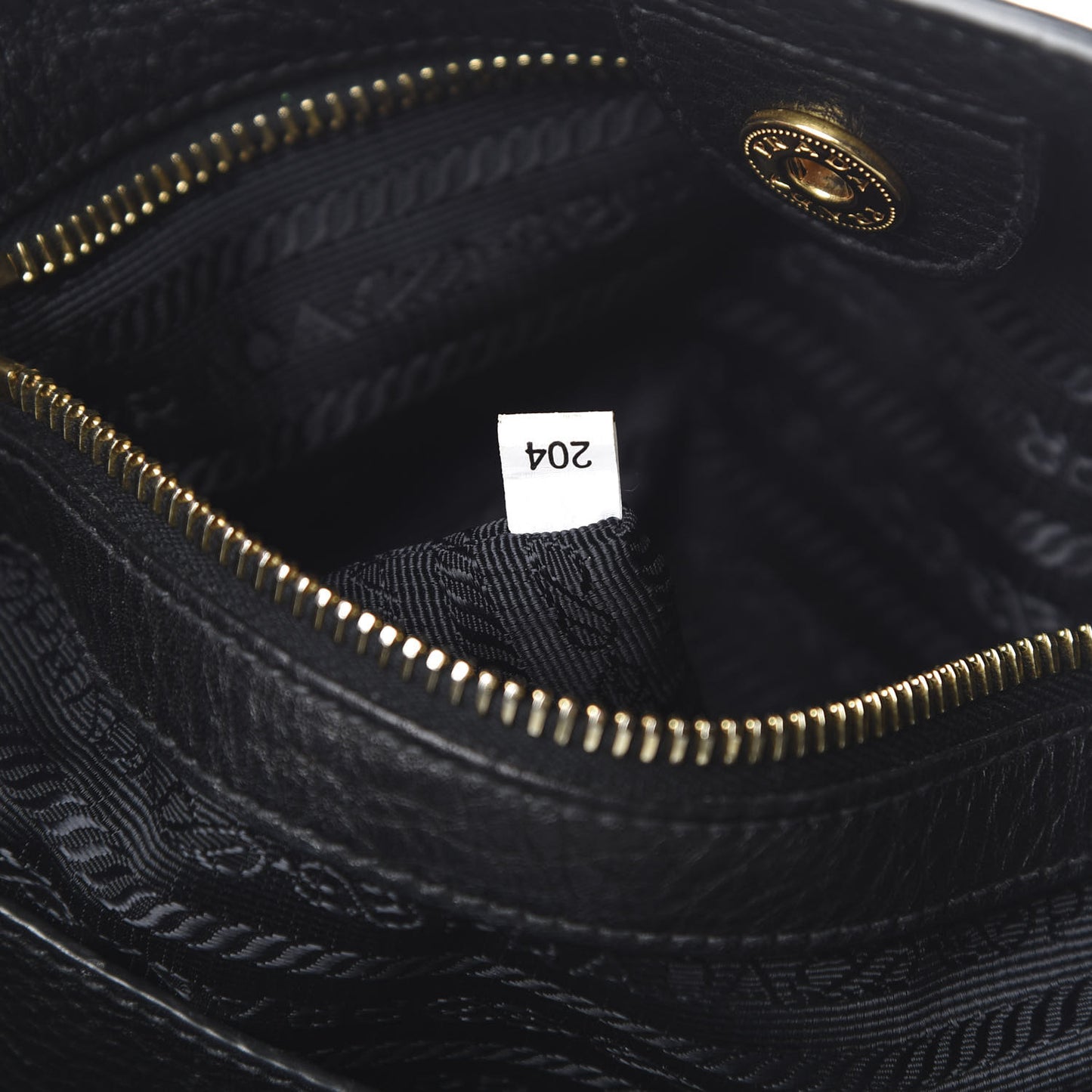 Vitello Daino Side Pocket Tote Black