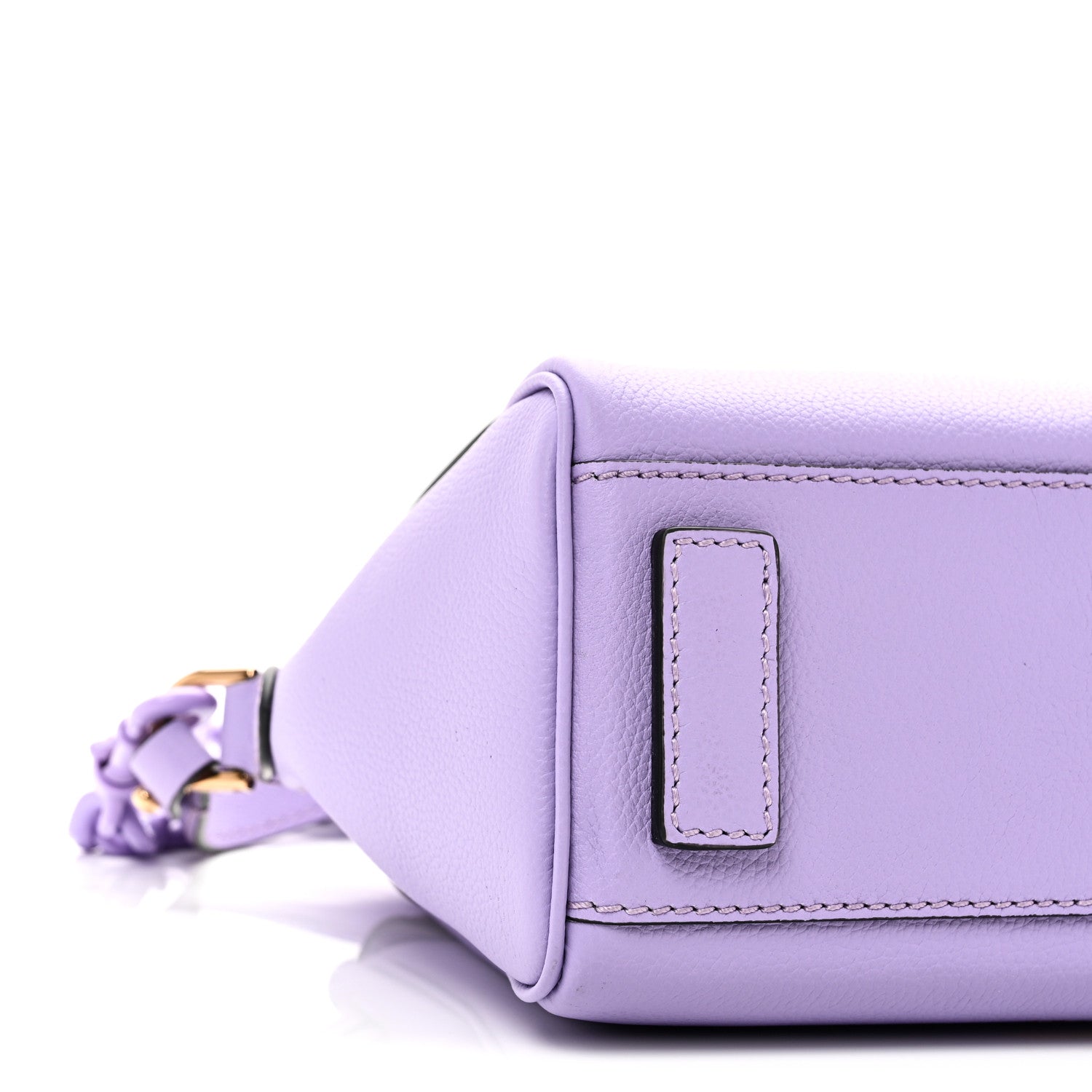 Versace Grained Calfskin Small La Medusa Top Handle Bag Lilac 8 of 9