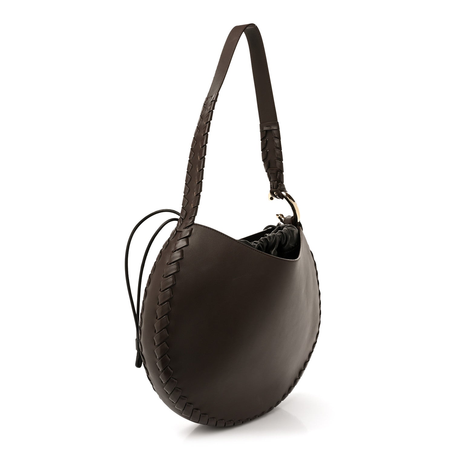 Chloe Calfskin Mate Shoulder Bag Brown 3 of 12