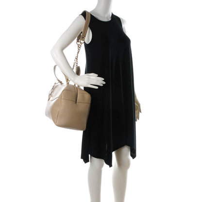 Versace Vitello Boxy Satchel Sand 2 of 6
