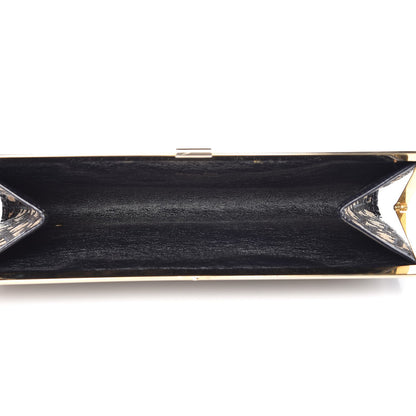 Christian Dior Monogram Clutch Navy Blue 5 of 6