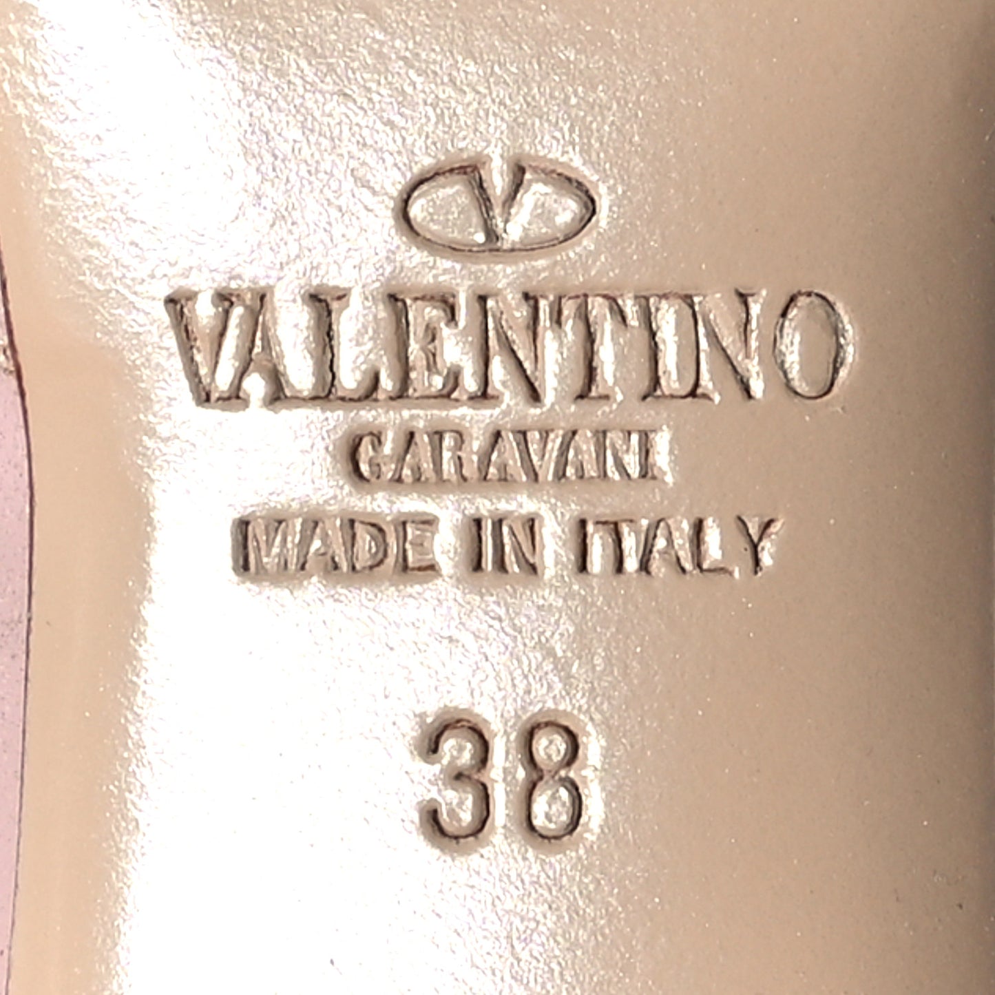 Patent Nappa Rockstud Ankle Strap 65mm Pumps 38 Rosso Valentino Poudre