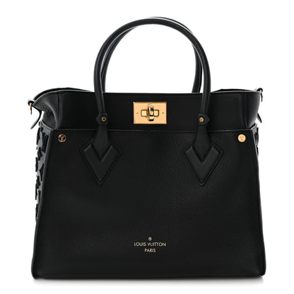 Louis Vuitton Calfskin Monogram Tufting On My Side Black 1 of 9