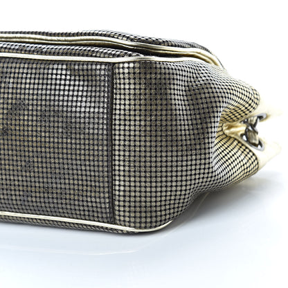 Chanel Metallic Lambskin Perforated Hollywood Accordion Flap Bag Gold 10 of 10