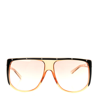 Gucci Studded Shield Sunglasses GG 3705/S Orange 2 of 8