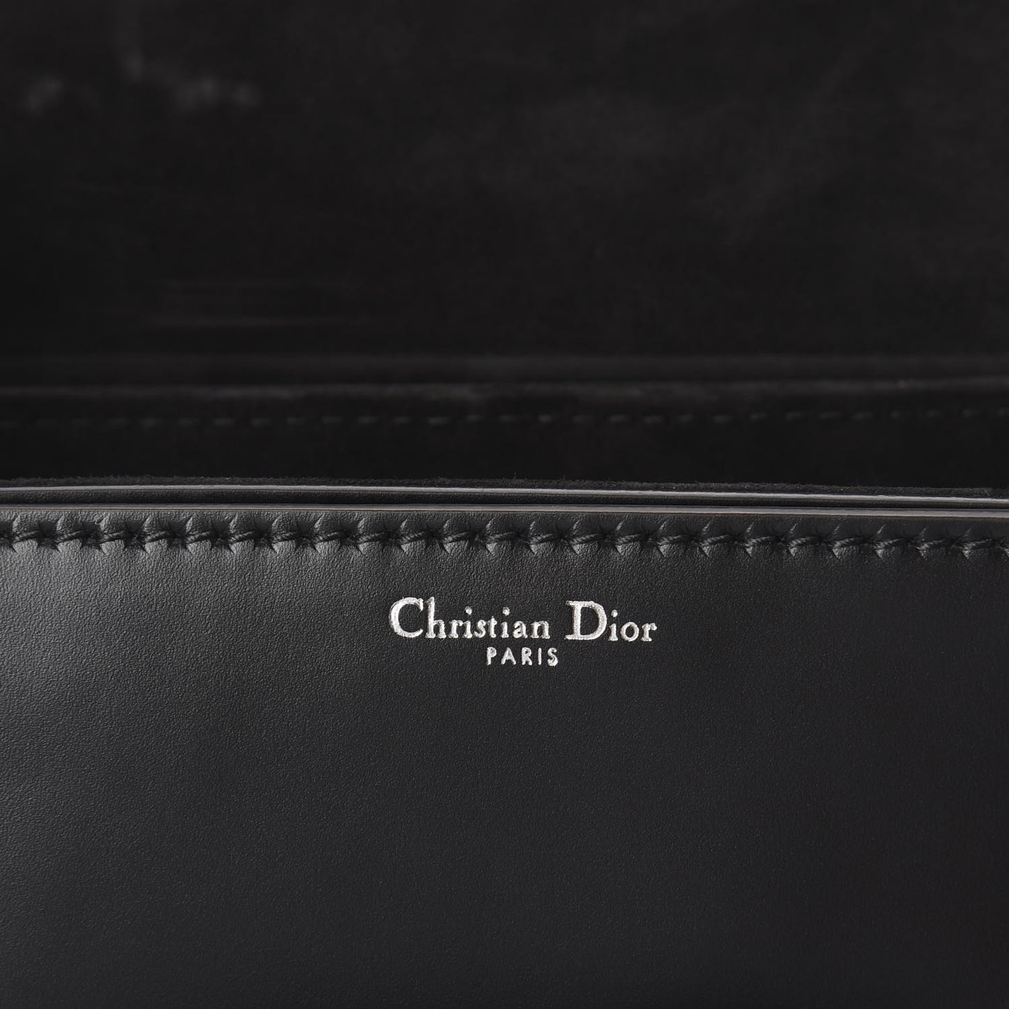 Smooth Calfskin Dio(r)evolution Flap Bag Black