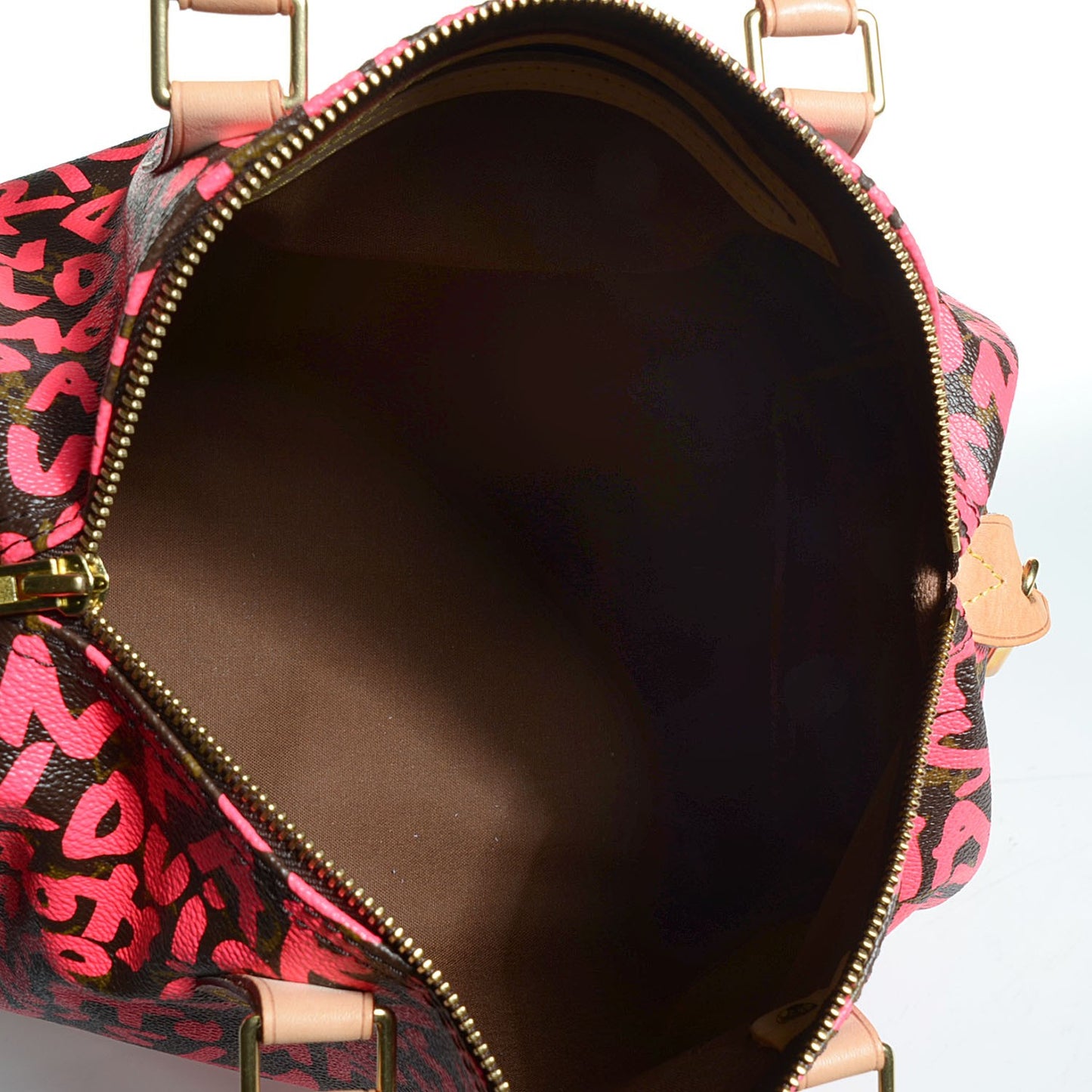 Monogram Graffiti Speedy 30 Fuchsia