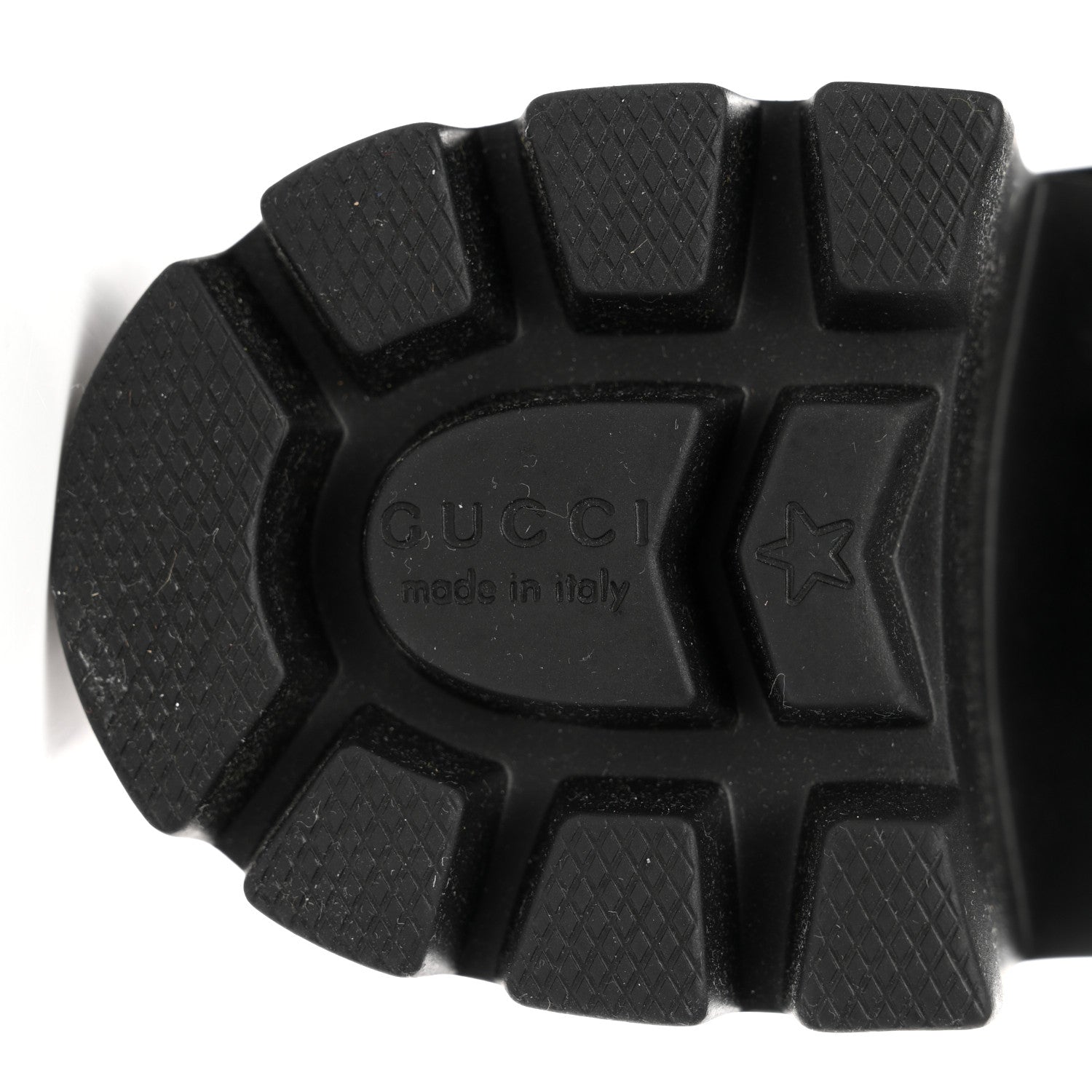 Gucci Rubber Horsebit Knee High Boots 39 Black 7 of 8