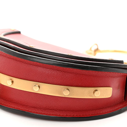 Chloe Calfskin Small Nile Bracelet Minaudiere Bag Dahlia Red 11 of 21