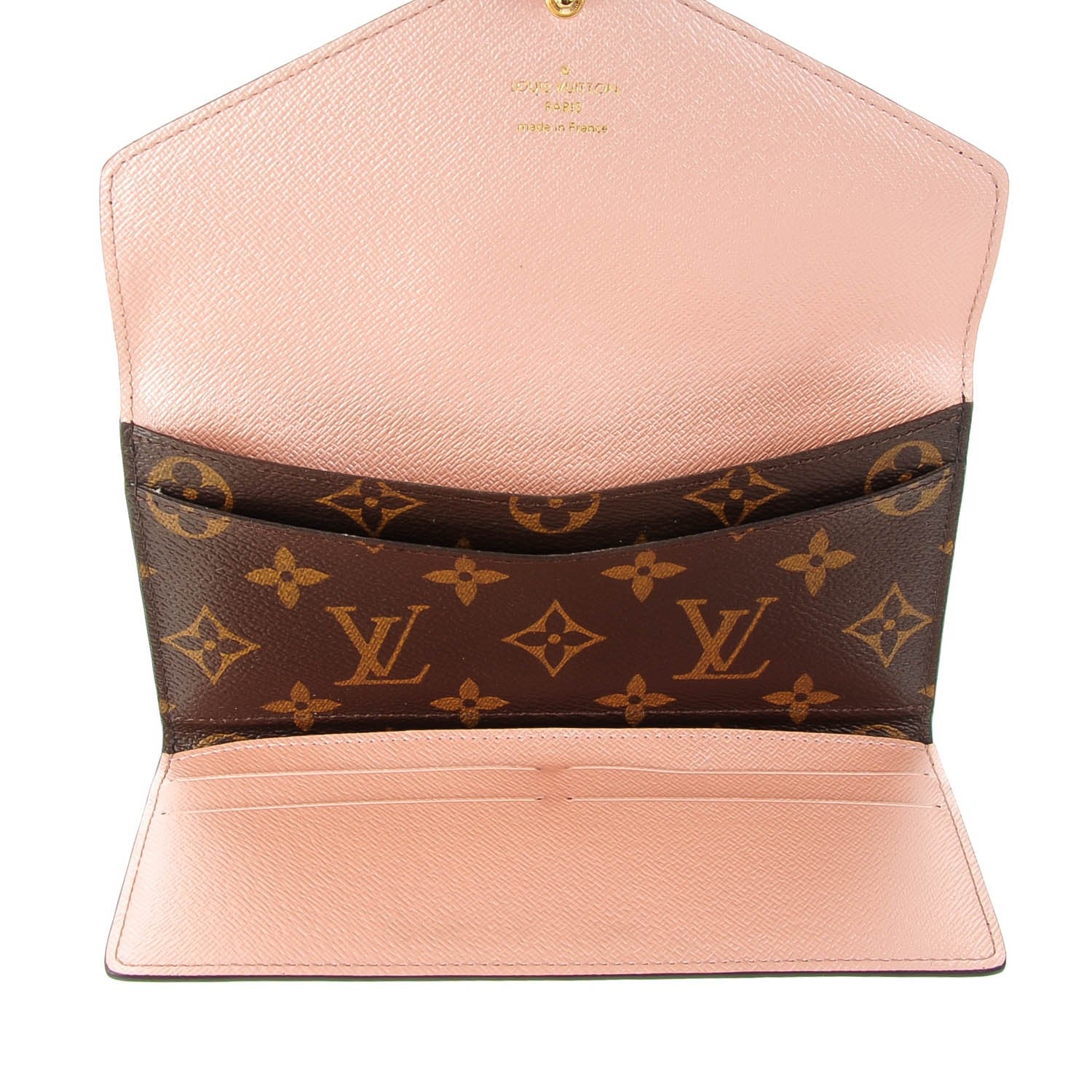 Louis Vuitton Monogram Josephine Wallet Rose Nacre 7 of 7