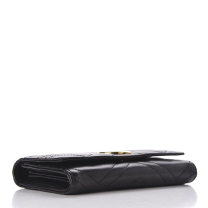 Gucci Calfskin Matelasse GG Marmont Continental Wallet Black 4 of 9