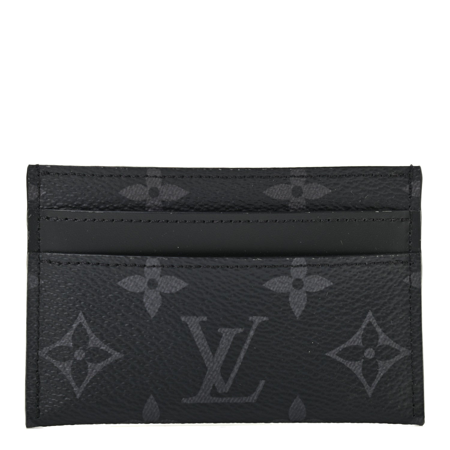 Louis Vuitton Monogram Eclipse Porte-Cartes Double Card Holder 1 of 7