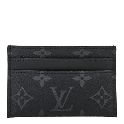 Louis Vuitton Monogram Eclipse Porte-Cartes Double Card Holder 1 of 7