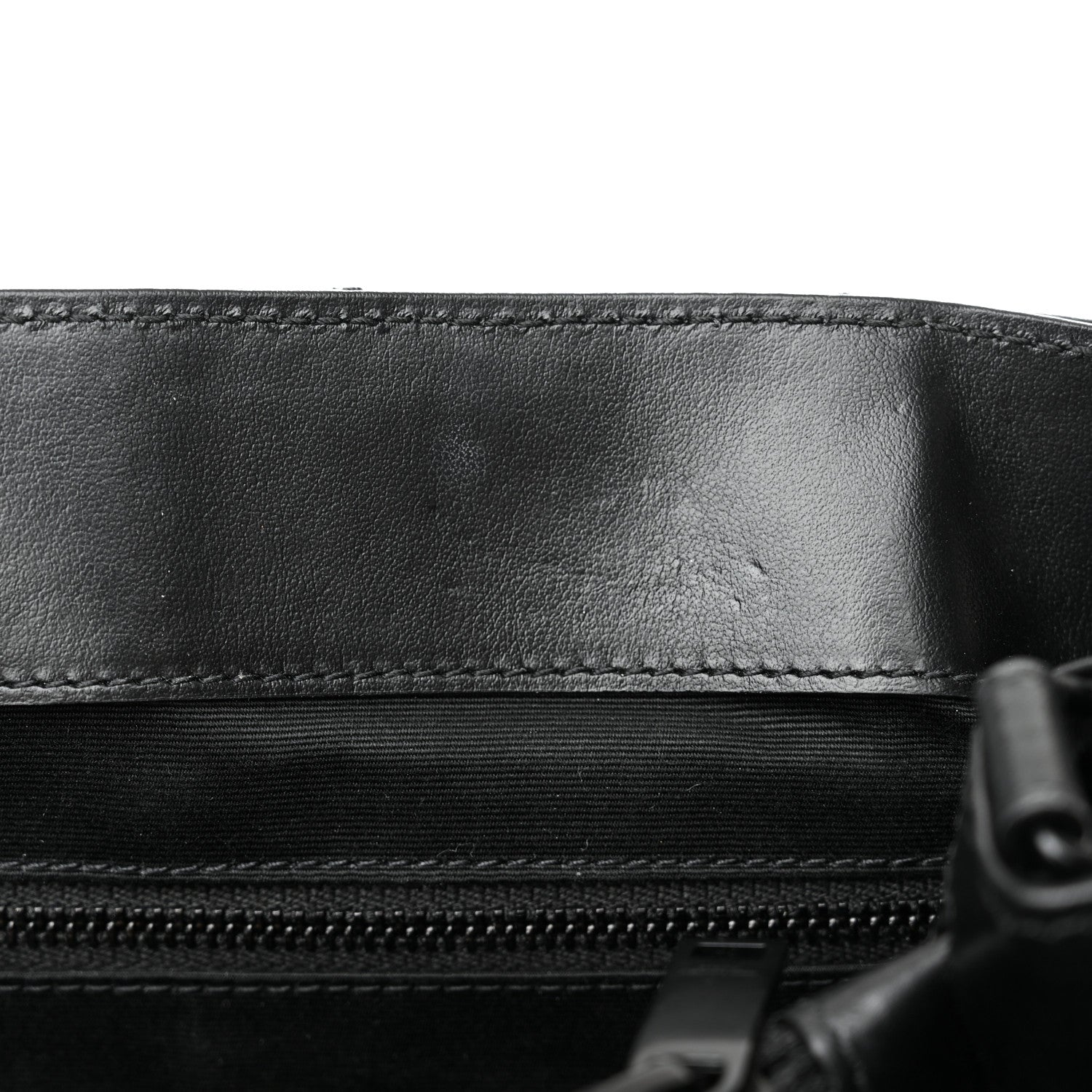 Saint Laurent Calfskin Y Quilted Monogram Monochrome Large Loulou Chain Satchel Black 11 of 21