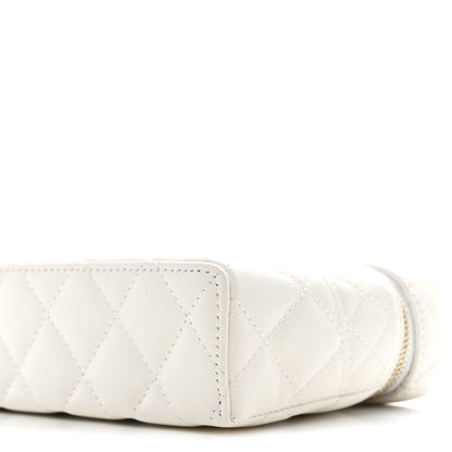 Chanel Caviar Quilted Trendy Handle Slim Vanity White 10 of 11
