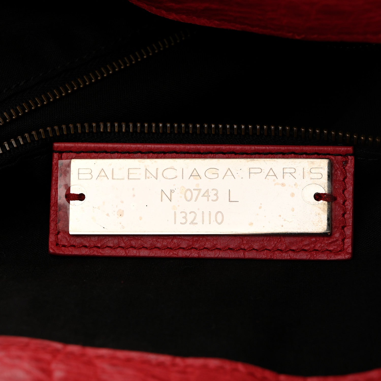 Balenciaga Agneau Classic Hardware Work Rouge Coquelicot 6 of 10