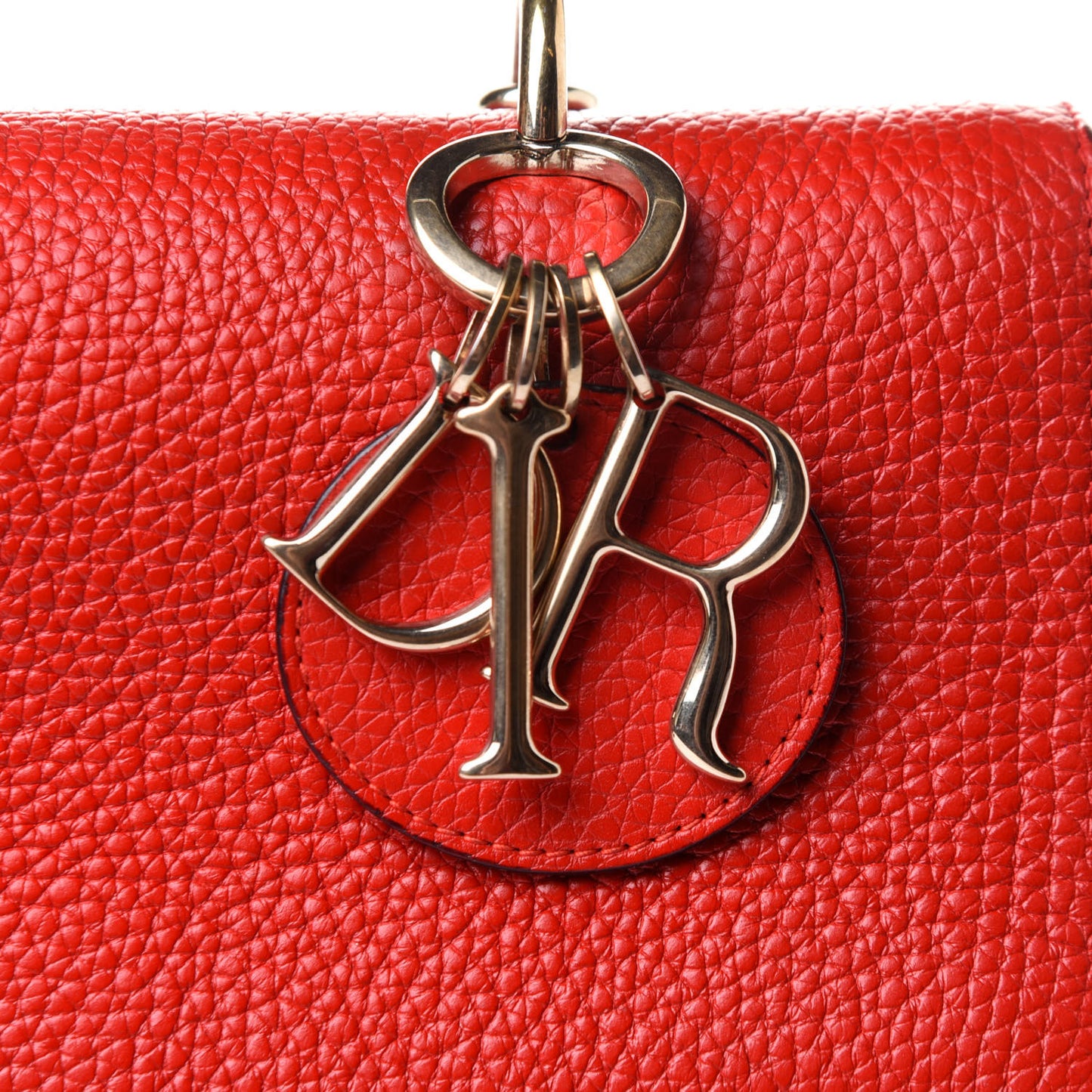Bullcalf Small Be Dior Flap Red