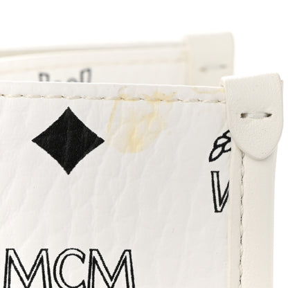 MCM Visetos Large Munchen Tote White 11 of 11