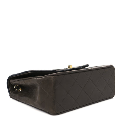 Chanel Lambskin Quilted Mini Square Flap Bag Dark Brown 4 of 12