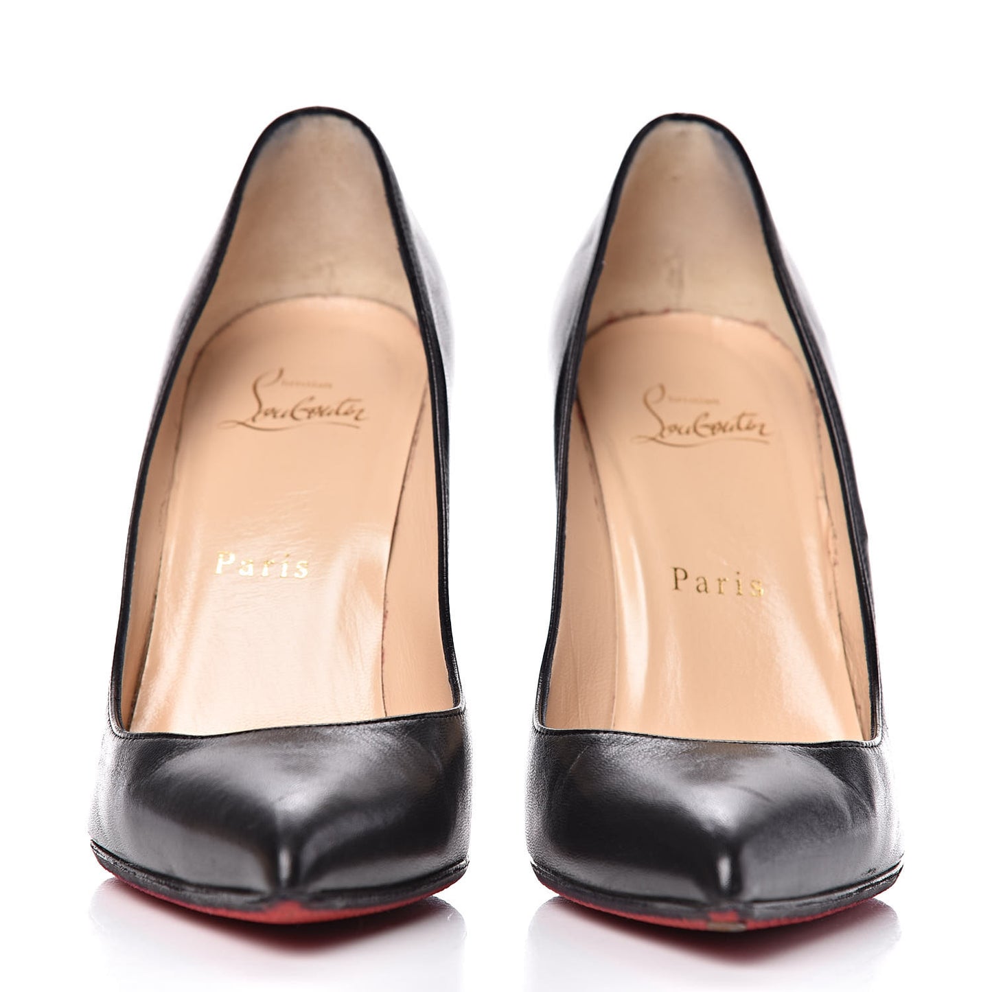 Shiny Nappa Pigalle Follies 100 Pumps 36.5 Black