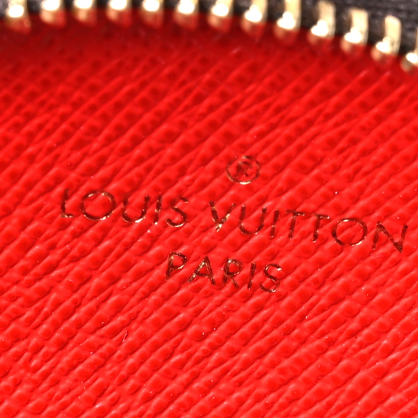 Monogram OnTheGo East West Round Coin Purse Red